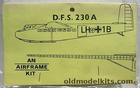 Airframe 1/72 DFS 230 A Troop Glider plastic model kit